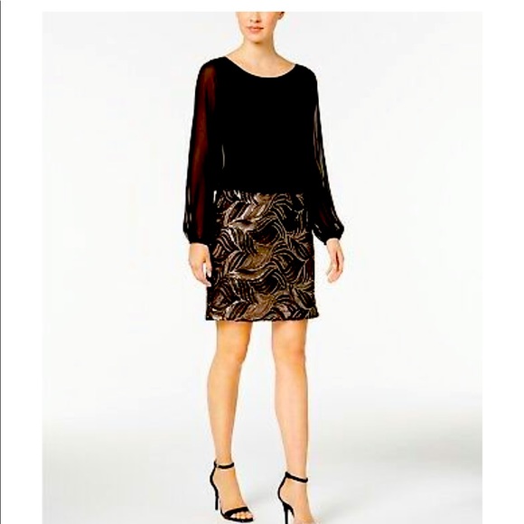 Calvin Klein Dresses & Skirts - Calvin Klein Long Sleeve Blouson Dress